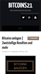 Mobile Screenshot of bitcoins21.com